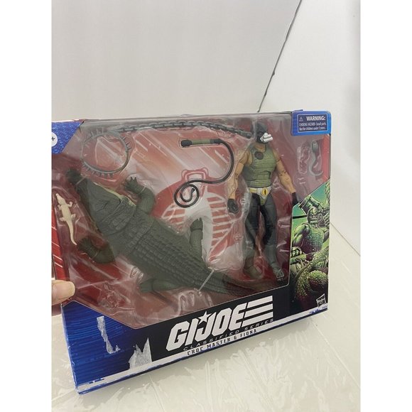 2022 GI Joe Origins Classified Series 6” Deluxe Croc Master & Alligator NONMINT - Picture 3 of 5